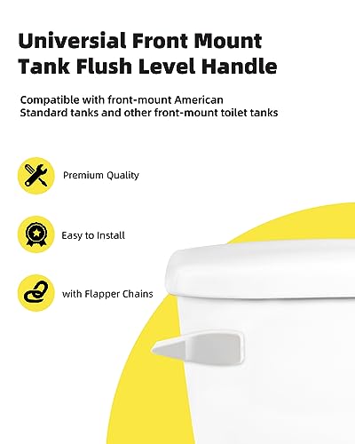 Hibbent Toilet Handle Replacement Compatible with American Standard Toilets - image 2