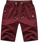 ZOXOZ Mens Gym Shorts Casual Sports Joggers Shorts Zip Pockets