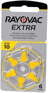 Rayovac Extra Advanced Size 10 Hearing Aid Battery (Pack 60 PCS)