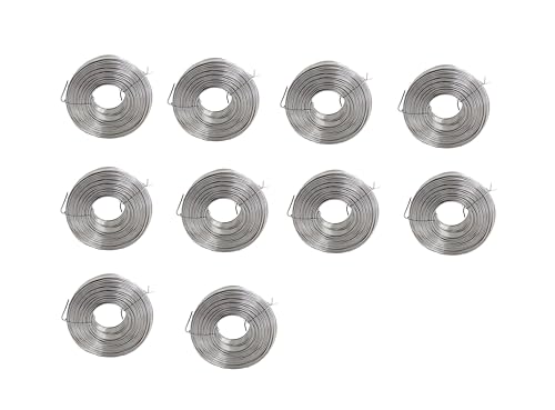 Image of Zeluga 23-264-10PK 10 Pack 360ft. 16 Gauge Reinforcement Coil Stainless Steel Tie Wire