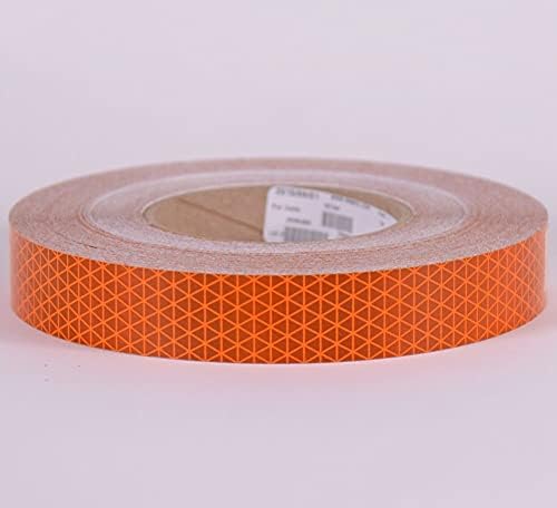 Oralite (Reflexite) V92-DB-COLORS Microprismatic Conspicuity Tape: 2 in x 15 ft. (Orange)