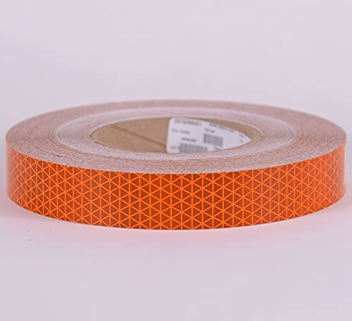 Oralite V92-DB-COLORS Microprismatic Conspicuity Tape: 2 in. x 15 ft. (Orange)