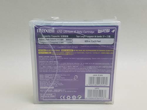 Image of Maxell MAX183906 LTO Ultrium 4 Tape Cartridge