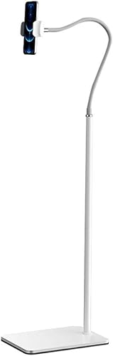 Soporte de teléfono para cama con cuello de cisne, soporte para teléfono para escritorio, soporte flexible de brazo largo para cabecera, soporte de