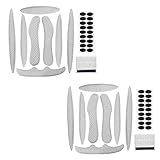 YXHZVON 2 Juegos de Almohadillas para Casco de Bicicleta, Gris