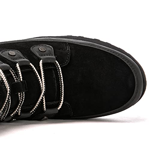 GLOBALWIN Women's Snow Boots Waterproof Ankle Booties Winter Boots For Women, Insulated Warm Black Fur Boots, Non-Slip Outdoor Hiking Boots For Rain and Snow 8M - image 6