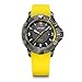Price comparison product image Wenger Mens Watch Seaforce Ø 43 mm, Swiss Made, Analogue Quartz, Water-Resistant up to 200 m, Silicone Strap, Yellow/Black, 01.0641.145