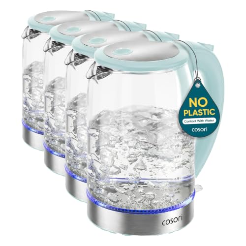 Image of Cosori Electric Kettle, No Plastic Contact with Water, 1.7L, Green (Pack of 4)