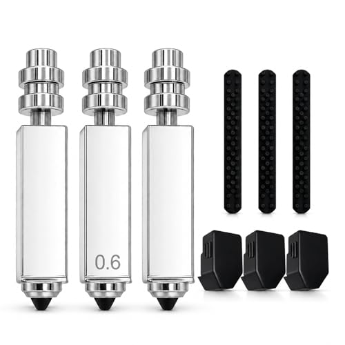 3PCS 0.6mm Hardened Steel Nozzle for Anycubic Kobra X/Kobra 4