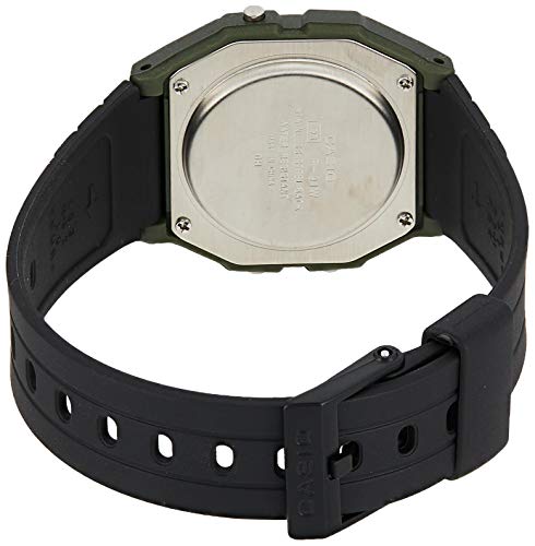 Casio Men's Classic F91WM-3A Green Silicone Watch - Image 3