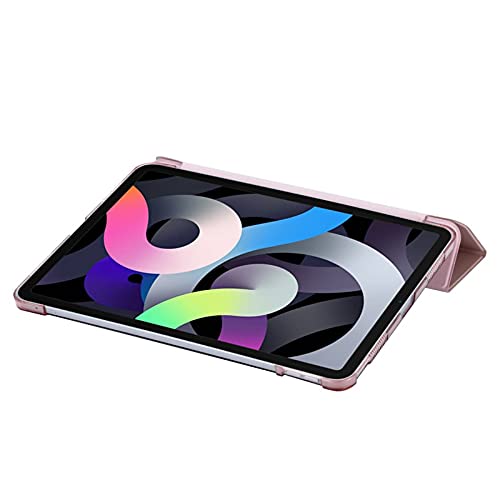 Smart Case for iPad 9.7-Inch Air 1 1st Gen (2013), iPad Air 2 2nd Gen (2014), iPad 5th Gen (2017) iPad 6th Gen (2018) With Auto Sleep/Wake, Magnetic Lightweight Protective Tablet Cover (Rose Pink) - Image 5