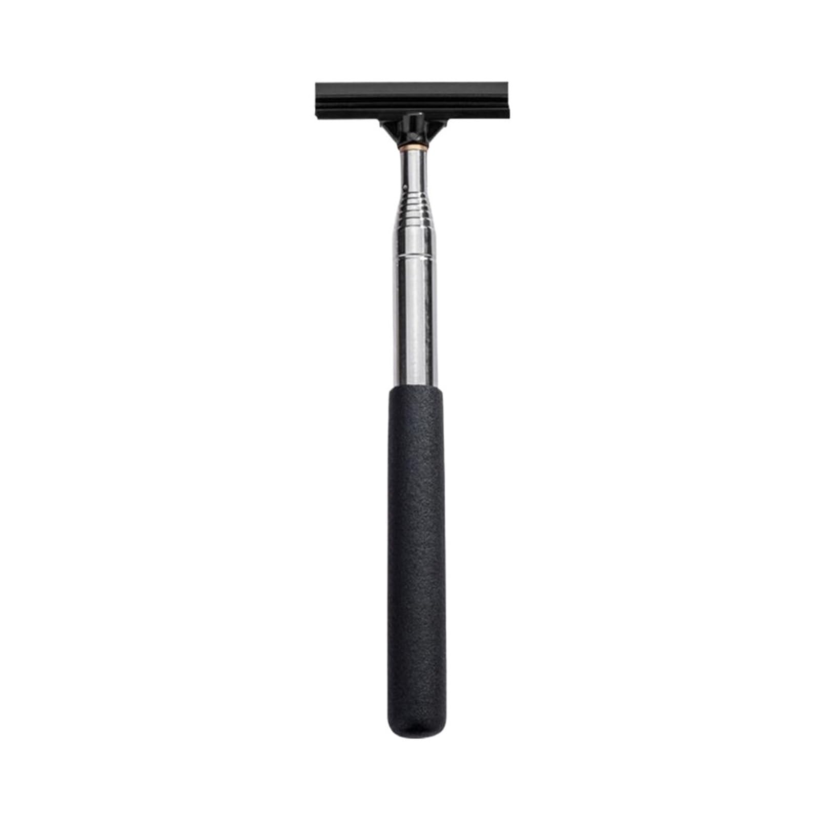 TRRYUIP Side Mirror Squeegee 1pc Car Telescopic Rearview Mirror Squeegee Portable Rainy Window Wiper Retractable Side Cleaning Tool(Black)