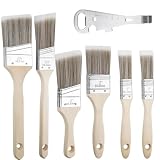 6 Stück Malerpinsel Set Lackierpinsel Lackpinsel für Holz