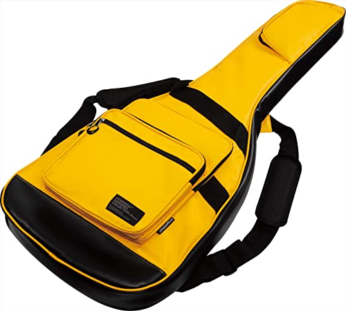 Housse guitare électrique POWERPAD jaune avec rembourrage antichoc