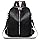 JSNOM Zaino Donna Elegante Antifurto: Borsa Zainetto Donna Pelle Piccola Impermeabile Daypack per Universitá Scuola Shopping Lavoro Casual (Nero) (Nero)