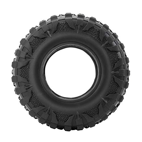 RCLIONS 4PCS 2.2inch 120mm RC Rubber Wheel Tyre Tires with Foam Insert for 1/10 RC Crawler Car Axial Wraith 90018 by RCLIONS - Image 5