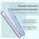 PARSA Beauty Zahnbürstenköcher blau – Reise-Zahnbürstenetui aus Kunststoff, hygienischer Zahnbürstenbehälter für unterwegs, Zahnbürstenbox mit Belüftung, kompakt & leicht für Kulturbeutel und Bad
