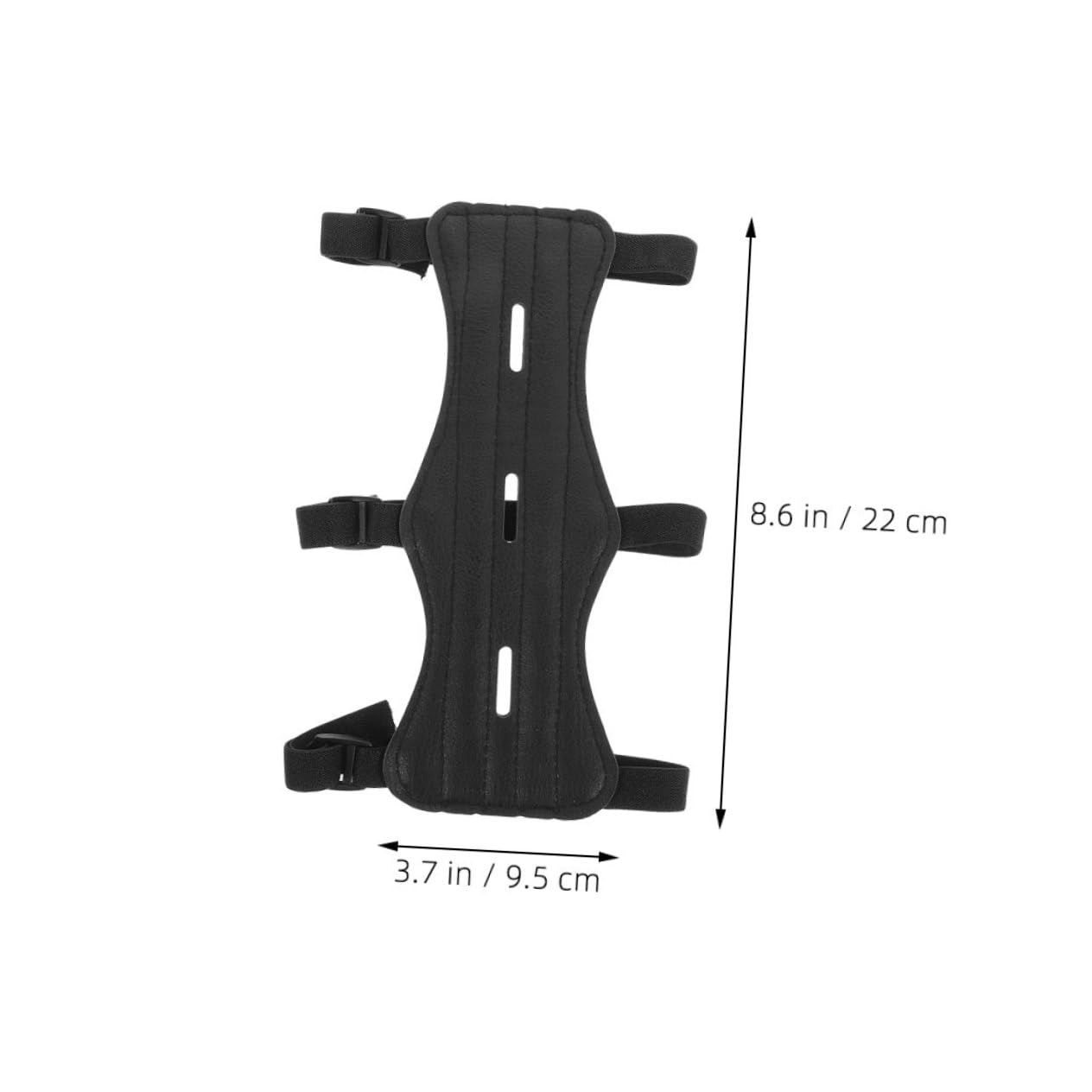 KOMBIUDA 2pcs Arm Guards for Adults Leather Forearm Protectors Adjustable Accessories for Hunting