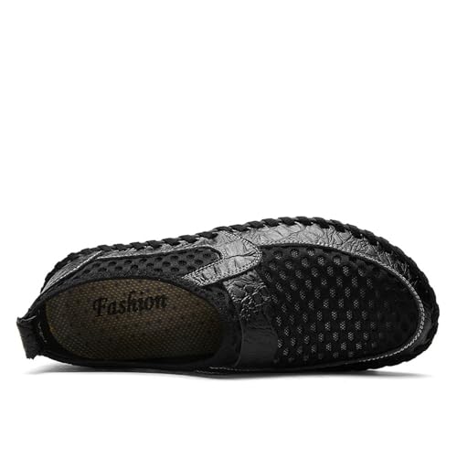 Men's Breathable Casual Mesh Loafers Slip On Walking Shoes Drving Moccasin Loafers for Men2