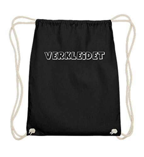 Sac en coton noir ajustable 37cm-46cm pour déguisement de carnaval