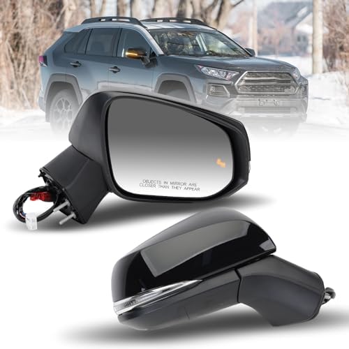 Passenger Side Mirrors Fit For 2009-2013 Toyota Highlander Side Mirror Replacement - View #12