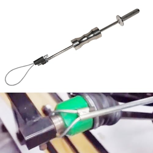 Inner CV Joint Puller Slide Hammer Front Wheel Drive Axle Half Shaft Removal Tool Kit Heavy Duty 10 Pounds Slide Hammer 63mm 48mm CV Joint Fork Adapter Attachments