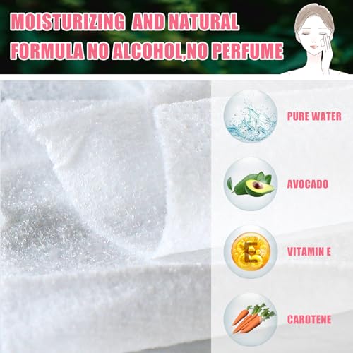 Ctosree 150 pcs Makeup Remover Wipes Bulk Individually Wrapped Makeup Wipes Single Makeup Remover Cloth Facial Cleansing Pads for Mascara Lipstick Oil Dirt Face Skin Travel Hotel(Pink) - Thumbnail 3