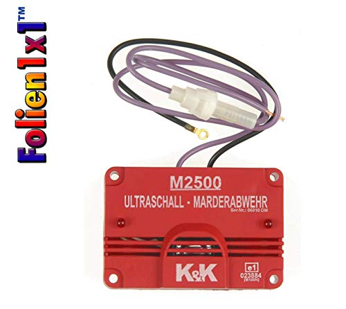 K&K Neu Marderschutz Marderabwehrgerät M2500 Ultraschallgerät 23 kHz 105 dB(A)
