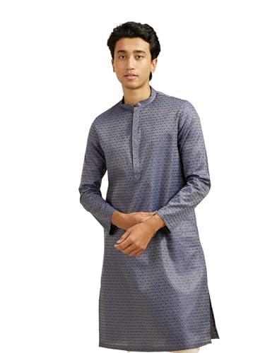 Image of DIWAS BY MANYAVAR Men's Art Silk Printed Kurta (1pc)