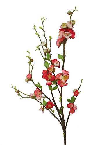 WH WORKING HOUSE Artificial Flor Ramas Hojas Almendro Almendra Prunus DULCIS Branch Rosa