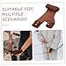 LAPYAPPE Archery Protective Gear Bowstring Saver Finger Guard for Women Youth Left-Hand Archers Comfortable Pu Material Archery Glove Forearm Guards