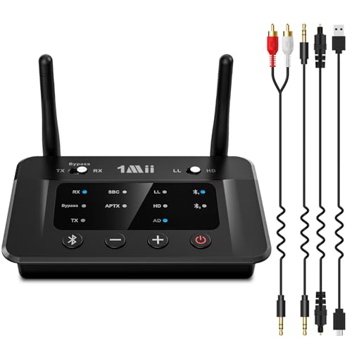 1Mii B03 Bluetooth 5.3 Transmitter & Empfänger für TV...