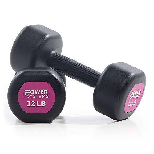 Power Systems Urethane Coated Dumbbell Weight Sets (12)