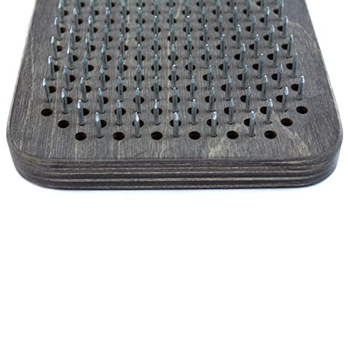 Sadhu Board with Galvanic Dynamic Nails for Yoga Practice, Handmade Wooden Board with Nails for Standing on Feet, Relaxation Board for Acupuncture Massage, Yoga Gift (nails 0.39 inch, 10mm) by HandCraftoria - Image 6