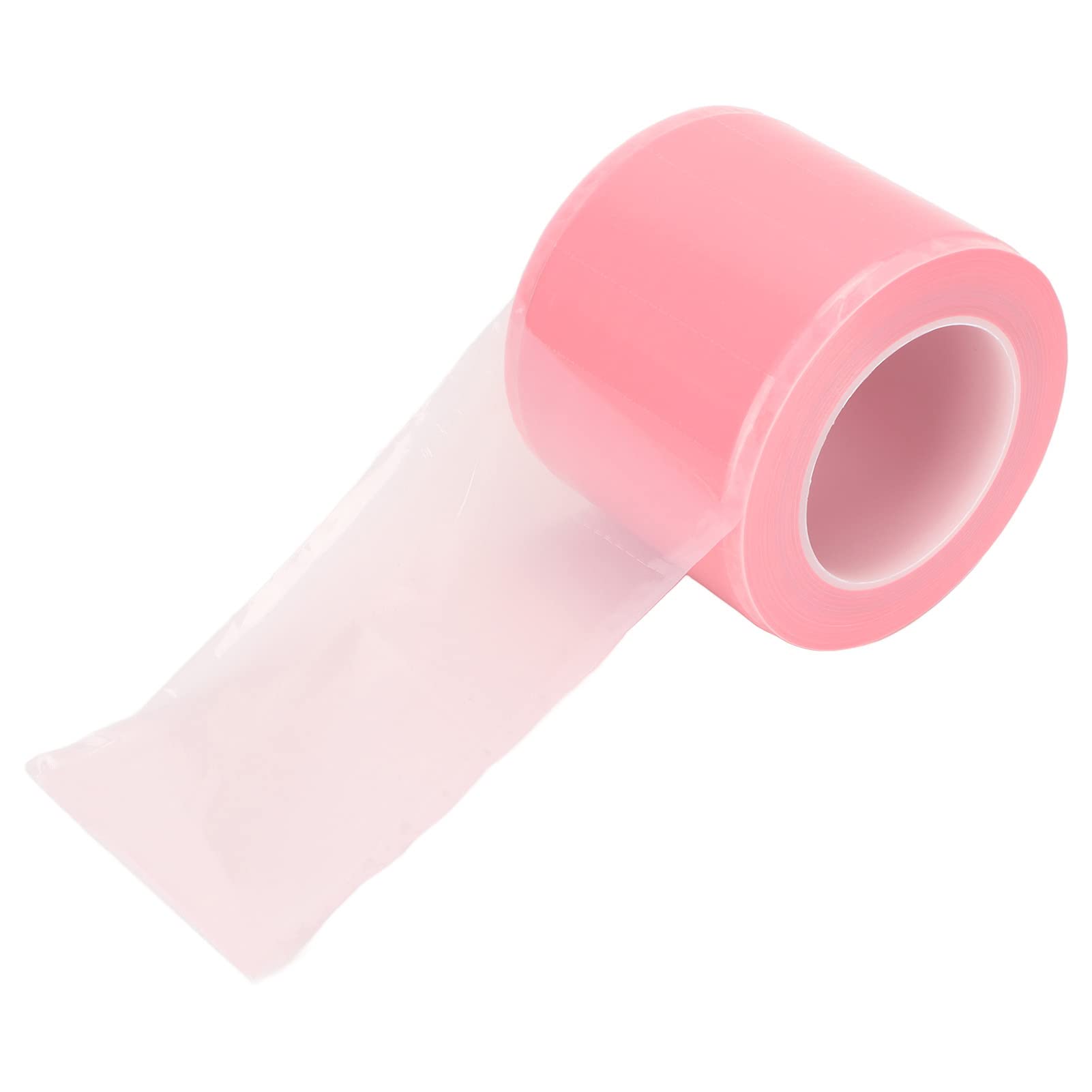 Rouleau de Film Barrière Pratique Facile à Utiliser pour Tatouage Dentaire PE Plastique 1200 Feuilles Film Protecteur Jetable pour Dentaire Ménage (PINK)