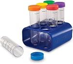 Learning Resources LER2788 Primary Science Jumbo Test Tubes with Stand, Set of 6 Tubes, Ages 3+