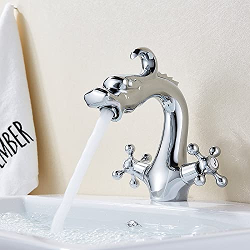 Robinet Cygne Salle de Bains Chrome pour Vasque et Lavabo au Quotidien