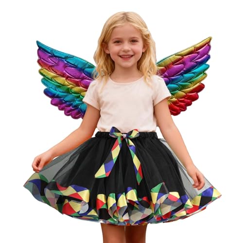 Falda de niña con tutú Desmontable para, Baile, Disfraz de hada257