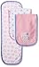 Gerber Baby Girls' 3 Pack Terry Burp Cloths, Kitty, One Size
