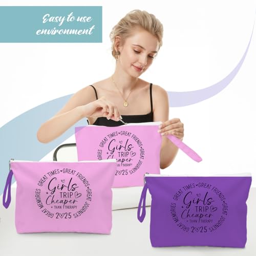 Fokongna 3PCS Girls Trip Gifts Wet Bag Wet Dry Bag Beach Bags Favors, for Swimsuit Toiletry Travel Essentials For Women, Beach Travel Gym for Swimsuit Dirty Diaper Bags3