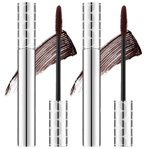 Image of Growth Serum Mascara for Older Women 60 Plus, Waterproof Fiber Mascara for Volume and Length, 3D Curling Eyelash Long-lasting, Washable, Smudge-Proof & No Flaking (Brown*2)