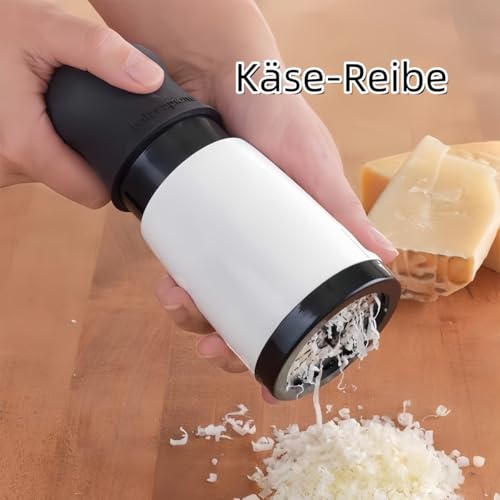 Rallador manual de queso acero inoxidable versátil miniatura 4