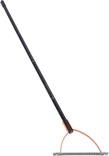 Coupe-Herbe Manuel 65 en Acier au Manganèse, Lame Dentelée à Double Tranchant, Poignée en Acier Inoxydable, Lame Pivotante, Lame de Désherbage pour Herbes Hautes Envahies par Les