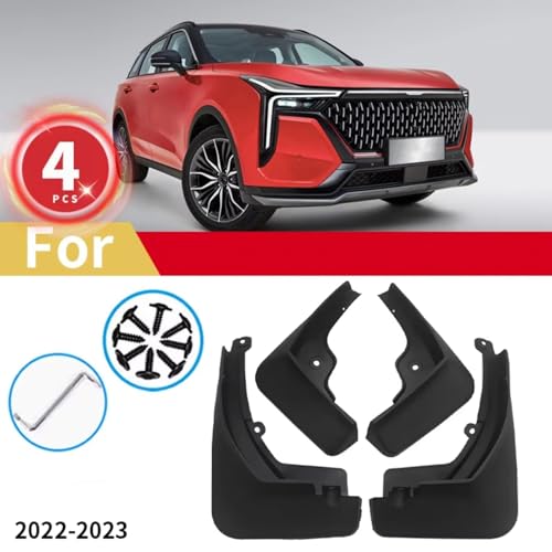 Guardabarros para FAW Bestune T55 2022-2023 que evitan salpicaduras y daños de lodo 5