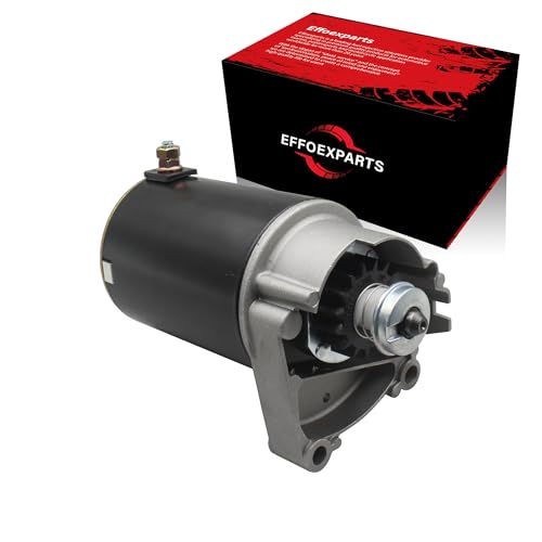 Starter Motor para Briggs & Stratton Engines Air Cooled 14HP 16HP 18HP / John Deere Lawn 116 116H Reemplaza OE# 497596 394808 9799 106684 399928 AM38984 AM39287 SBS0008 miniatura 1