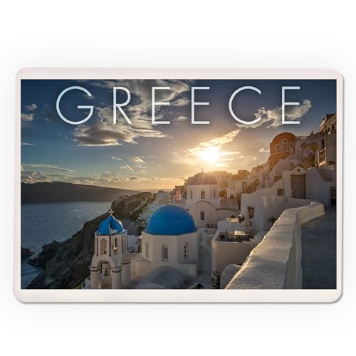 Lantern Press Grecia, Atardecer y Pueblo Costero, 52 cartas póker miniatura 3
