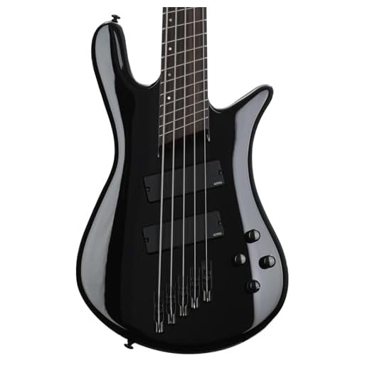 Spector NS Dimension High Performance 5 Multi-scale 5-string Bass Guitar - Solid Black Gloss