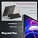 MP Mobile Pixels New Glance Plus 15.6'' OLED Portable Monitor, 1MS 100000:1 Laptop Screen Extender with Dual Speakers, Plug & Play, Windows/macOS/Switch/Android, Included Protective Cover Waterproof