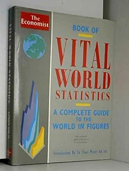 Hardcover "Economist" Book of Vital World Statistics: A Portrait of Everything Significant in the World Today Book