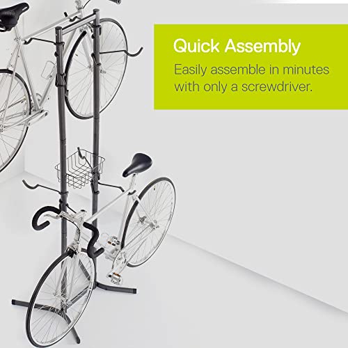Bike-Rack-for-Garage-Home-by-Delta-Cycle-No-Drilling-Required-Fully-Adjustable-Gravity-Storage-Rack-for-Any-Style-Bicycle-Freestanding-Vertical-Rack